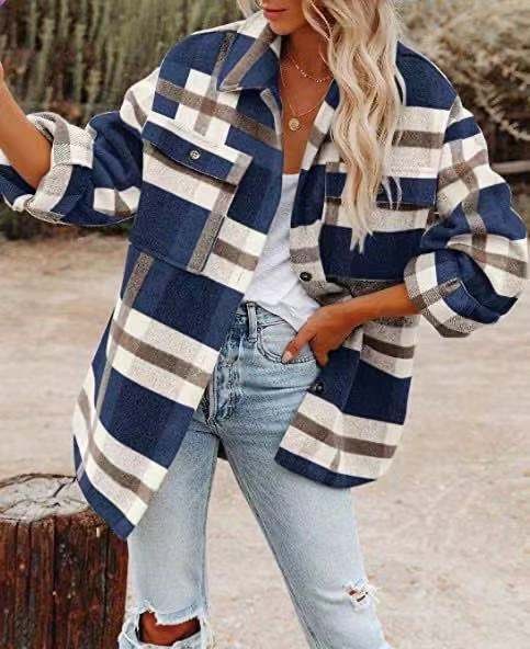 AKOSIA - Rustic Plaid Overshirt