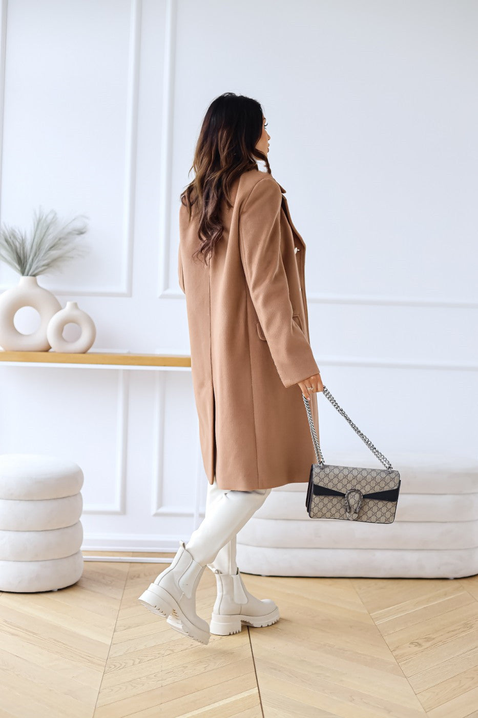 ILONA - Double Breasted Wool Coat