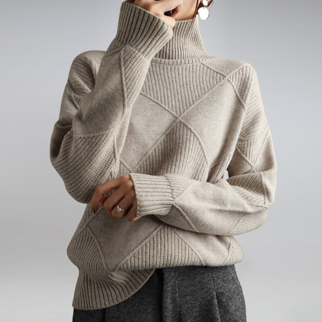 Adelle™ Cashmere Turtleneck Sweater