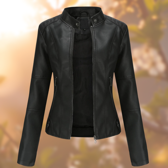 Sofia -  Stylish Leather Jacket