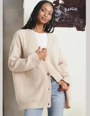 Eva - Stylish cashmere cardigan