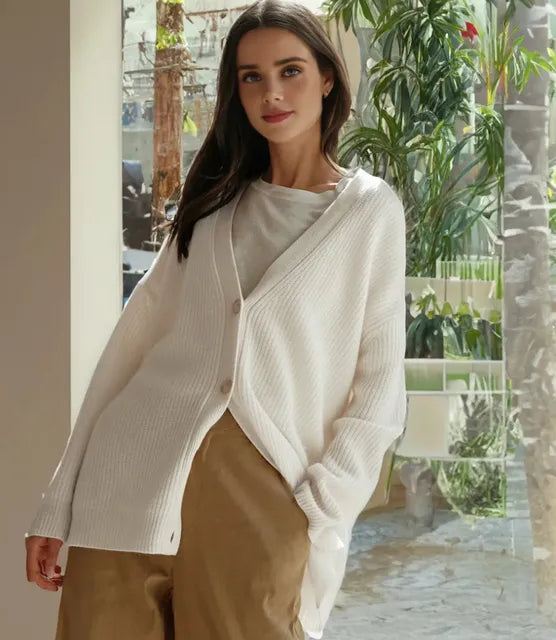 Eva - Stylish cashmere cardigan