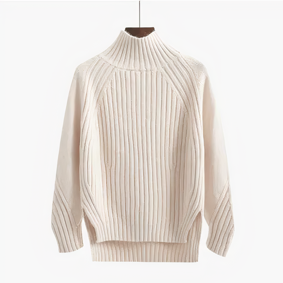 Milae - Knitted sweater with round neckline