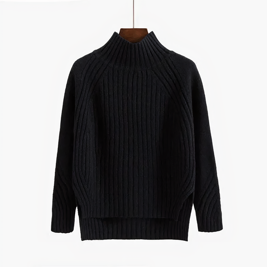 Milae - Knitted sweater with round neckline