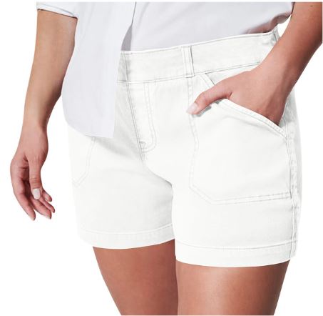 KINSLEY - Stretch Pull-On Denim Shorts