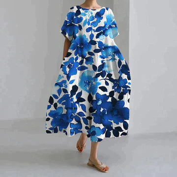 Flora - Women's dress with print