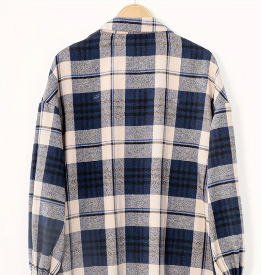 Frenky - Classic Plaid Blouse