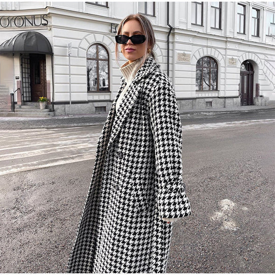 HOUNDSTOOTH - Trench coat