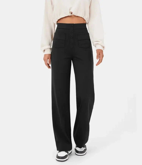 Alina - Elastic Casual Pants