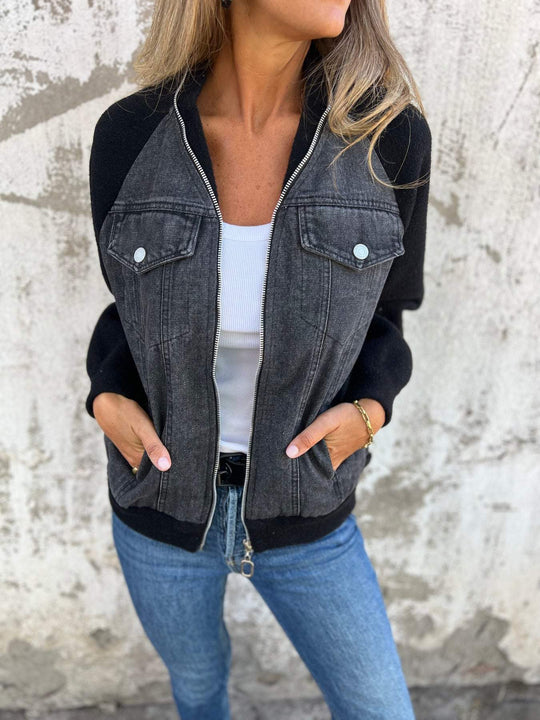 Oliva™ | Modern Denim Jacket