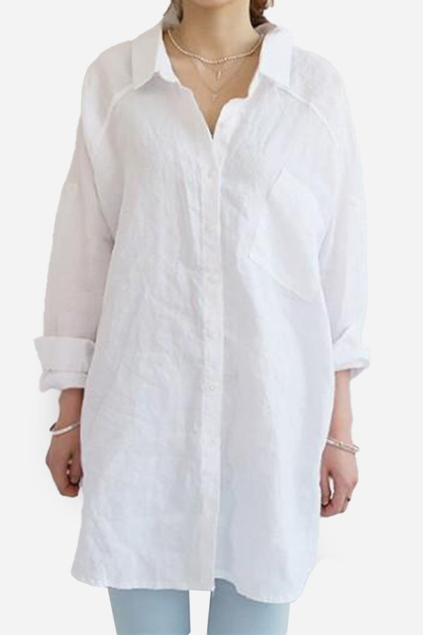 Carol - Oversized Linen Shirt