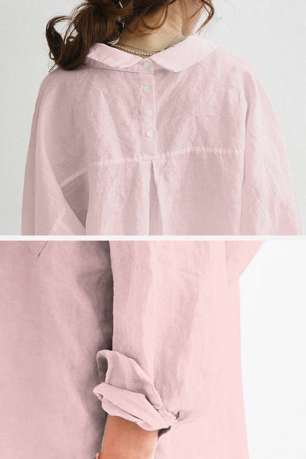 Carol - Oversized Linen Shirt